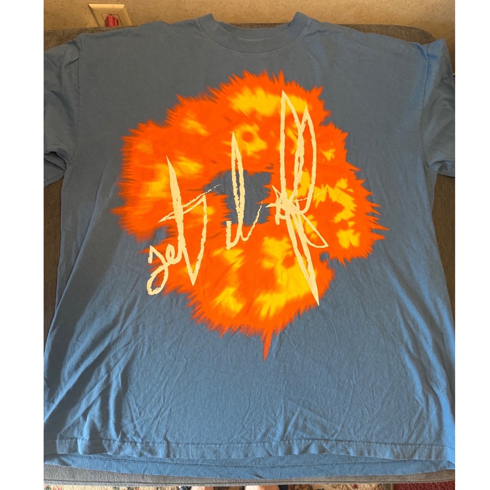 Denim Tears x Offset OFFSETTEARS Set It Off‎ T-Shirt Blue XL Streetwear Graphic